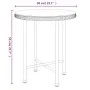 3-piece synthetic rattan garden dining set by vidaXL, Garden sets - Ref: Foro24-3157829, Price: 169,46 €, Discount: %