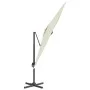 Cantilever parasol with sand white LED 400x300 cm by vidaXL, Umbrellas - Ref: Foro24-319927, Price: 307,39 €, Discount: %