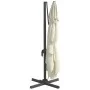 Cantilever parasol with sand white LED 400x300 cm by vidaXL, Umbrellas - Ref: Foro24-319927, Price: 307,39 €, Discount: %