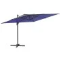 Ampelschirm mit azurblauen LEDs 400x300 cm von vidaXL, Sonnenschirme - Ref: Foro24-319932, Preis: 276,49 €, Rabatt: %