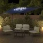 Ampelschirm mit azurblauen LEDs 400x300 cm von vidaXL, Sonnenschirme - Ref: Foro24-319932, Preis: 276,49 €, Rabatt: %