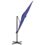 Cantilever parasol with azure blue LEDs 400x300 cm by vidaXL, Umbrellas - Ref: Foro24-319932, Price: 276,49 €, Discount: %