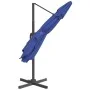 Ampelschirm mit azurblauen LEDs 400x300 cm von vidaXL, Sonnenschirme - Ref: Foro24-319932, Preis: 276,49 €, Rabatt: %