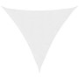 Toldo de vela triangular tela Oxford blanco 4,5x4,5x4,5 m