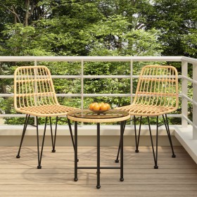 3-piece synthetic rattan garden dining set by vidaXL, Garden sets - Ref: Foro24-3157831, Price: 178,20 €, Discount: %