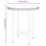 3-teiliges Garten-Esszimmerset aus synthetischem Rattan von vidaXL, Gartensets - Ref: Foro24-3157831, Preis: 178,32 €, Rabatt: %