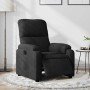 Sillón reclinable eléctrico tela de microfibra negro en Sillones | Comprar online en Foro24