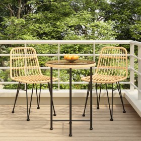 3-teiliges Gartensitzgruppen-Set aus synthetischem Rattan von vidaXL, Gartensets - Ref: Foro24-3157835, Preis: 188,82 €, Raba...