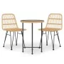 3-teiliges Gartensitzgruppen-Set aus synthetischem Rattan von vidaXL, Gartensets - Ref: Foro24-3157835, Preis: 185,95 €, Raba...