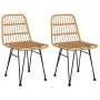 Juego de comedor de jardín 3 piezas ratán sintético by vidaXL, Garden sets - Ref: Foro24-3157835, Price: 188,82 €, Discount: %