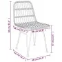 3-teiliges Gartensitzgruppen-Set aus synthetischem Rattan von vidaXL, Gartensets - Ref: Foro24-3157835, Preis: 185,95 €, Raba...