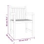 Garden dining set 4 pieces solid teak wood by vidaXL, Garden sets - Ref: Foro24-3157172, Price: 986,69 €, Discount: %