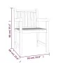 Juego de comedor para jardín 4 piezas madera maciza de teca de vidaXL, Conjuntos de jardín - Ref: Foro24-3157172, Precio: 945...