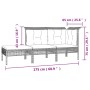 8-teiliges Gartenmöbel-Set und graue synthetische Rattankissen von vidaXL, Gartensets - Ref: Foro24-3187565, Preis: 480,98 €,...