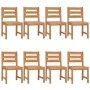 Garten-Essgruppe 9-teilig aus massivem Teakholz von vidaXL, Gartensets - Ref: Foro24-3157190, Preis: 974,24 €, Rabatt: %