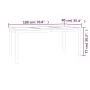 Garten-Essgruppe 9-teilig aus massivem Teakholz von vidaXL, Gartensets - Ref: Foro24-3157190, Preis: 974,24 €, Rabatt: %