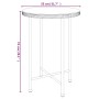 Juego de comedor de jardín 5 piezas ratán sintético de vidaXL, Conjuntos de jardín - Ref: Foro24-3157839, Precio: 333,55 €, D...