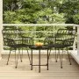 3-teiliges Garten-Ess-Set aus schwarzem synthetischem Rattan von vidaXL, Gartensets - Ref: Foro24-3157830, Preis: 169,09 €, R...