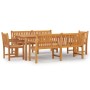 Juego de comedor para jardín 5 piezas madera maciza de teca by vidaXL, Garden sets - Ref: Foro24-3157173, Price: 1,00 €, Disc...
