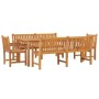 Juego de comedor para jardín 5 piezas madera maciza de teca by vidaXL, Garden sets - Ref: Foro24-3157173, Price: 1,00 €, Disc...