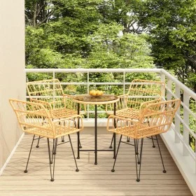 5-teiliges Gartensitzgruppen-Set aus synthetischem Rattan von vidaXL, Gartensets - Ref: Foro24-3157837, Preis: 308,37 €, Raba...
