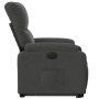 Sillón eléctrico reclinable elevable tela microfibra gris