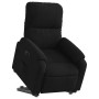 Sillón eléctrico reclinable elevable tela microfibra negro