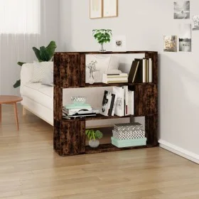 Regal/Raumteiler aus geräucherter Eiche, 100 x 24 x 94 cm von vidaXL, Bücherregale und Regale - Ref: Foro24-826647, Preis: 56...