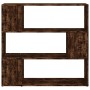 Regal/Raumteiler aus geräucherter Eiche, 100 x 24 x 94 cm von vidaXL, Bücherregale und Regale - Ref: Foro24-826647, Preis: 57...