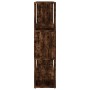 Regal/Raumteiler aus geräucherter Eiche, 100 x 24 x 94 cm von vidaXL, Bücherregale und Regale - Ref: Foro24-826647, Preis: 57...