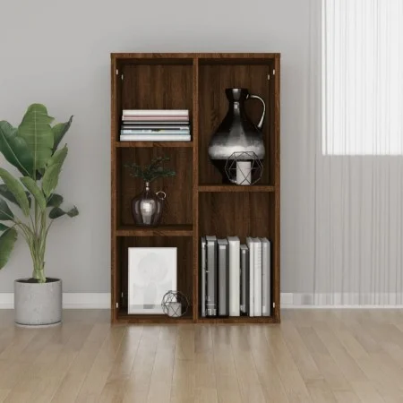 Brown oak plywood shelf/sideboard 50x25x80 cm by vidaXL, Bookcases and shelves - Ref: Foro24-826613, Price: 45,71 €, Discount: %