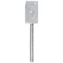 Fence anchors 6 pcs silver galvanized steel 14x6x30 cm by vidaXL, Spikes for anchoring in the ground - Ref: Foro24-145322, Pr...