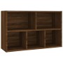 Brown oak plywood shelf/sideboard 50x25x80 cm by vidaXL, Bookcases and shelves - Ref: Foro24-826613, Price: 45,71 €, Discount: %