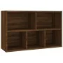 Regal/Sideboard aus braunem Eichensperrholz, 50 x 25 x 80 cm von vidaXL, Bücherregale und Regale - Ref: Foro24-826613, Preis:...
