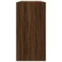 Brown oak plywood shelf/sideboard 50x25x80 cm by vidaXL, Bookcases and shelves - Ref: Foro24-826613, Price: 45,71 €, Discount: %