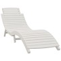 Sonnenliegen mit Tisch 2 Stück aus massivem weißem Akazienholz von vidaXL, Liegen - Ref: Foro24-3155471, Preis: 351,94 €, Rab...