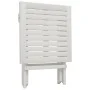 Sonnenliegen mit Tisch 2 Stück aus massivem weißem Akazienholz von vidaXL, Liegen - Ref: Foro24-3155471, Preis: 339,09 €, Rab...