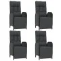 5-piece garden furniture set with black synthetic rattan cushions by vidaXL, Garden sets - Ref: Foro24-3185075, Price: 716,80...