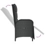 5-piece garden furniture set with black synthetic rattan cushions by vidaXL, Garden sets - Ref: Foro24-3185075, Price: 595,63...