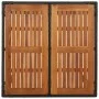 5-teiliges Gartenmöbel-Set mit schwarzen synthetischen Rattankissen von vidaXL, Gartensets - Ref: Foro24-3185075, Preis: 716,...