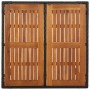 5-teiliges Gartenmöbel-Set mit schwarzen synthetischen Rattankissen von vidaXL, Gartensets - Ref: Foro24-3185075, Preis: 595,...