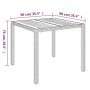5-teiliges Gartenmöbel-Set mit schwarzen synthetischen Rattankissen von vidaXL, Gartensets - Ref: Foro24-3185075, Preis: 595,...