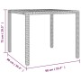 3-piece garden dining set with gray synthetic rattan cushions by vidaXL, Garden sets - Ref: Foro24-3157534, Price: 242,76 €, ...