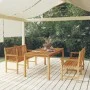 Garten-Essgruppe 3-teilig aus massivem Teakholz von vidaXL, Gartensets - Ref: Foro24-3157156, Preis: 756,19 €, Rabatt: %
