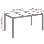 5-piece garden dining set with gray synthetic rattan cushions by vidaXL, Garden sets - Ref: Foro24-3185007, Price: 362,06 €, ...