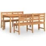Garden dining set 3 pieces solid teak wood by vidaXL, Garden sets - Ref: Foro24-3157199, Price: 667,64 €, Discount: %