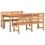 Garden dining set 3 pieces solid teak wood by vidaXL, Garden sets - Ref: Foro24-3157199, Price: 684,64 €, Discount: %