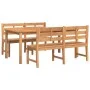 Garden dining set 3 pieces solid teak wood by vidaXL, Garden sets - Ref: Foro24-3157199, Price: 667,64 €, Discount: %