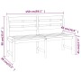 Juego de comedor para jardín 3 pzas madera maciza de teca de vidaXL, Conjuntos de jardín - Ref: Foro24-3157199, Precio: 684,9...