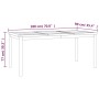 Garden dining set 3 pieces solid teak wood by vidaXL, Garden sets - Ref: Foro24-3157199, Price: 684,64 €, Discount: %